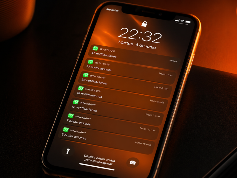Saturación de WhatsApp